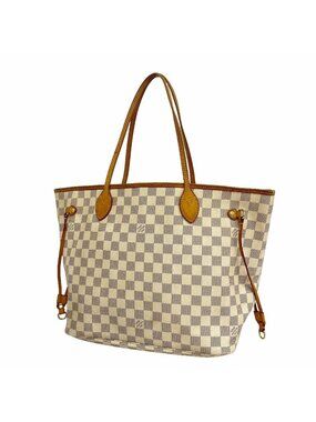 Louis Vuitton Tote Bag Damier Azur Neverfull MM White